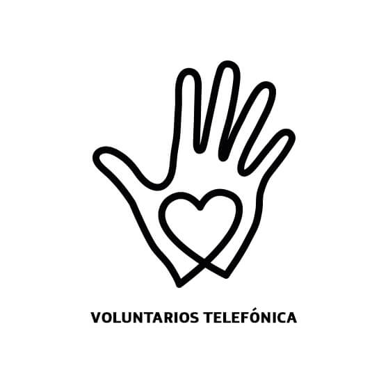 propuesta logo voluntarios telefonica